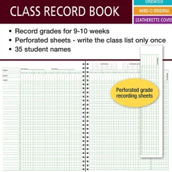Online Undated Record Book, 8.5" x 11", 50/Pack (R1035-CP) Grade Books