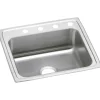 Sinks<Elkay Celebrity Stainless Steel 22" x 19-1/2" x 7-1/8", Single Bowl Top Mount Sink (PSR22193)