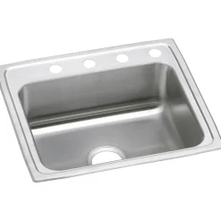 Sinks<Elkay Celebrity Stainless Steel 22" x 19-1/2" x 7-1/8", Single Bowl Top Mount Sink (PSR22193)
