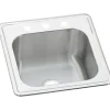 Sinks<Elkay Celebrity Stainless Steel 20" x 20" x 10-1/8", Single Bowl Top Mount Laundry Sink (ESE2020101)