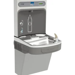 Drinking Fountains<Elkay EZH2O Bottle Filling Station with Single ADA Cooler, Non-Filtered Non-Refrigerated Light Gray (EZSDWSLK)
