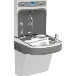 Drinking Fountains<Elkay EZH2O Bottle Filling Station with Single ADA Cooler, Filtered 8 GPH Stainless (LZS8WSVRSK)