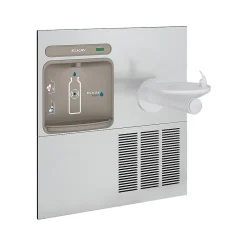 Drinking Fountains<Elkay EZH2O Bottle Filling Station for SwirlFlo Fountain, Stainless Steel (EZWS-ERPB8-RF)