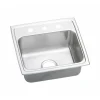 Sinks<Elkay Gourmet 19" Single Basin Drop In Stainless Steel Kitchen Sink (LRADQ1918650)