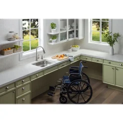 Sinks<Elkay Lustertone Classic Single-Bowl Undermount Sink, 18.25" x 23.5" x 4.88", Stainless Steel, Lustrous Satin (ELUHAD211550)