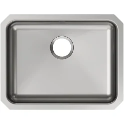 Sinks<Elkay Lustertone Classic Single-Bowl Undermount Sink, 18.25" x 23.5" x 5.38", Stainless Steel, Lustrous Satin (ELUHAD211555)