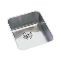 Sinks<Elkay Lustertone Classic Single-Bowl Undermount Sink w/Perfect Drain, 18.5" x 14" x 6.88", Stainless Steel, Lustrous Satin