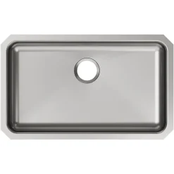 Sinks<Elkay Lustertone Classic Single-Bowl Undermount Sink, 18.5" x 30.5" x 5.38", Stainless Steel, Lustrous Satin (ELUHAD281655)