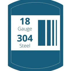 Sinks<Elkay Lustertone Stainless Steel 23-1/2" x 18-1/4" x 4-3/8", Single Bowl Undermount ADA Sink with Perfect Drain (ELUHAD211545PD)