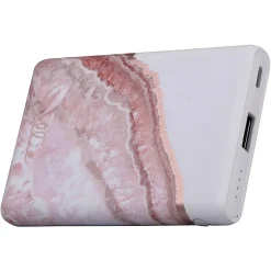 Ellie Los Angeles ELLIE ROSE 5,000 mAh Power Bank, Rose Gold Agate (PB-0034)