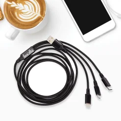 Ellie Los Angeles ELLIE ROSE 3-in-1 Charging Cable, 6 Feet (3CBL-0047)