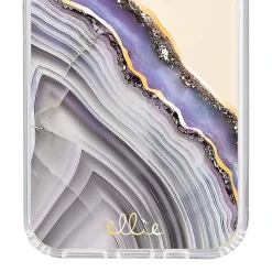 Cell Phone Cases<Ellie Los Angeles ELLIE ROSE Phone Case for iPhone X, Xs, and 11 Pro, Deep Purple Agate (11PROX-0004)