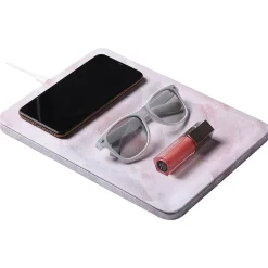 Ellie Los Angeles ELLIE ROSE 10-Watt Qi Wireless Charging Tray, Cracked Marble (WCT-0002)