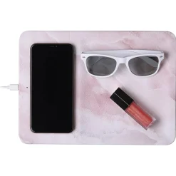 Ellie Los Angeles ELLIE ROSE 10-Watt Qi Wireless Charging Tray, Cracked Marble (WCT-0002)