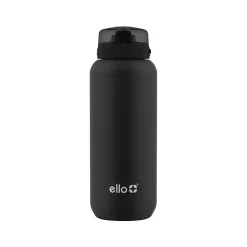Water Bottles<ello Cooper Stainless Steel Vacuum Insulated Water Bottle, 32 oz., Black (489-0999-400-6)