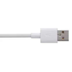 Ematic Charge and Sync 2-in-1 Lightning and Micro USB to USB-A Cable, 3 ft., White, (ELD320)