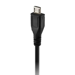 Ematic Charge and Sync Micro USB to USB-A Cable, 6-ft, Black, (EMU62)