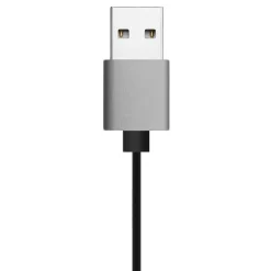 Ematic Magnetic Micro USB to USB-A Cable for Android Devices, 3 ft., Black (EUTCMG401)