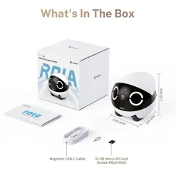 Enabot ROLA Mini Companion Robot, Black (ROLA Mini)* Webcams
