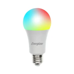 Smart Bulbs<Energizer Connect Smart LED Bulb, Multi-White and Multi-Color, A19 (EAC2-1003-RGB)