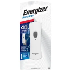 Flashlights & Lanterns<Energizer Weatheready 5" Rechargeable LED Compact Handheld Flashlight, White (RCL1FN2WR)