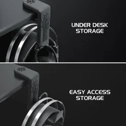 Enhance ENUNHPM100BKEW Gaming Headphone Mount, Black* Gaming Accessories