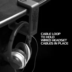 Enhance ENUNHPM100BKEW Gaming Headphone Mount, Black* Gaming Accessories