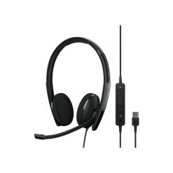 EPOS ADAPT 160 USB II Noise Canceling Stereo On Ear Mobile Headset, Black (1000915)* Headsets