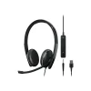 EPOS ADAPT 165T USB II Stereo Computer Headset, Over-the-Head, Black (1000902)* Headsets