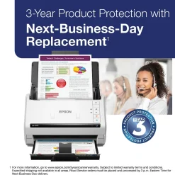 Document Scanners<Epson DS-770 II Duplex Document Scanner, White/Black (B11B262201)