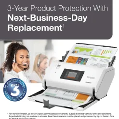 Desktop Scanners<Epson DS-30000 Large-format Duplex Document Scanner, White (B11B256201)