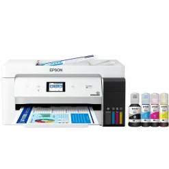 Instant Photo Printers<Epson EcoTank ET-15000 Wireless Color Inkjet Printer, All-In-One Supertank, Print, Scan, Copy, Fax (9472514)