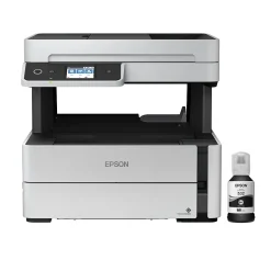 Black & White Printers<Epson EcoTank ET-M3170 Wireless Monochrome All-in-One SuperTank Printer