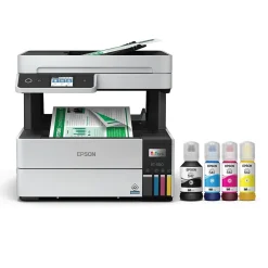 Color Printers<Epson EcoTank Pro 5150 Wireless Color Inkjet Printer, All-In-One Supertank, Print, Scan, Copy (9472546)