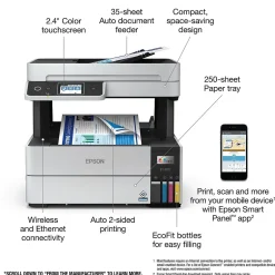 Color Printers<Epson EcoTank Pro ET-5170 Wireless Color All-in-One Inkjet Printer (C11CJ88201)
