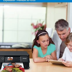Color Printers<Epson Expression Home XP-6100 Wireless Color Inkjet Printer, All-In-One, Print, Scan, Copy (9472518)