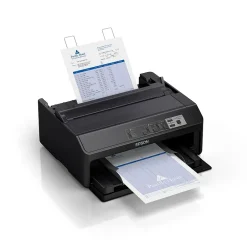 Black & White Printers<Epson FX-890II USB/Parallel Impact Monochrome Dot Matrix Printer, Black (C11CF37201)