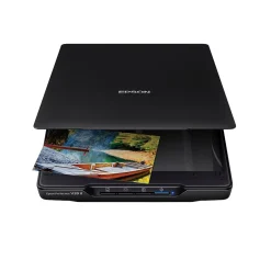 Portable Scanners<Epson Perfection V39 II Flatbed Portable Photo Scanner, Black (B11B268201)