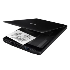 Portable Scanners<Epson Perfection V19 II Flatbed Portable Photo Scanner, Black (B11B267201)