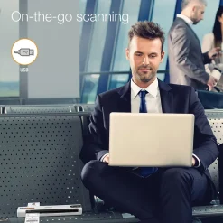 Portable Scanners<Epson RapidReceipt RR-60 Portable Document Scanner, Black/White (B11B252204)