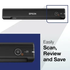 Portable Scanners<Epson WorkForce ES-50 Portable Document Scanner, Black (B11B252201)