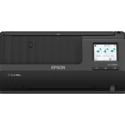 Desktop Scanners<Epson WorkForce ES-C380W Wireless Duplex Sheetfed Scanner, Black (B11B269201)