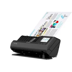 Desktop Scanners<Epson WorkForce ES-C380W Wireless Duplex Sheetfed Scanner, Black (B11B269201)