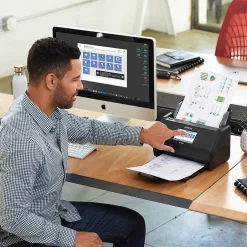 Portable Scanners<Epson WorkForce ES-580W Wireless Duplex Document Scanner, Black (B11B258201)