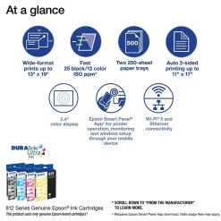 Instant Photo Printers<Epson WorkForce Pro WF-7310 Wireless Color Printer (C11CH70201)