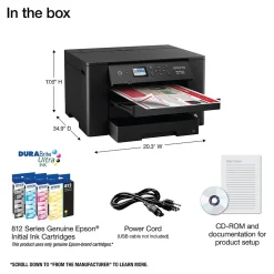 Instant Photo Printers<Epson WorkForce Pro WF-7310 Wireless Color Printer (C11CH70201)