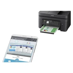 Color Printers<Epson WorkForce WF-2930 Wireless Color Inkjet Printer, All-In-One, Print, Scan, Copy, Fax (9472537)