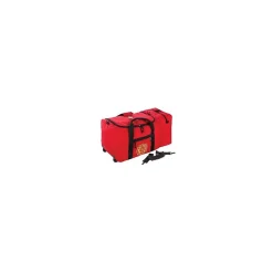 Ergodyne Arsenal 16" Nylon Fire & Rescue Gear Bag with Wheels, Red (13205)