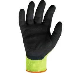 Work Gloves<Ergodyne ProFlex 7021 Hi-Vis Nitrile Coated Cut-Resistant Gloves, ANSI A2, Wet Grip, Lime, XXL, 144 Pairs (17966)