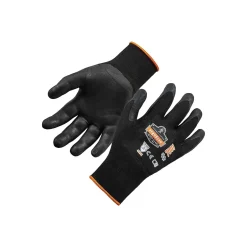 Work Gloves<Ergodyne ProFlex 7001 Nitrile Coated Gloves, ANSI Level 3 Abrasion Resistance, Black, XXL, 12 Pairs (17956)